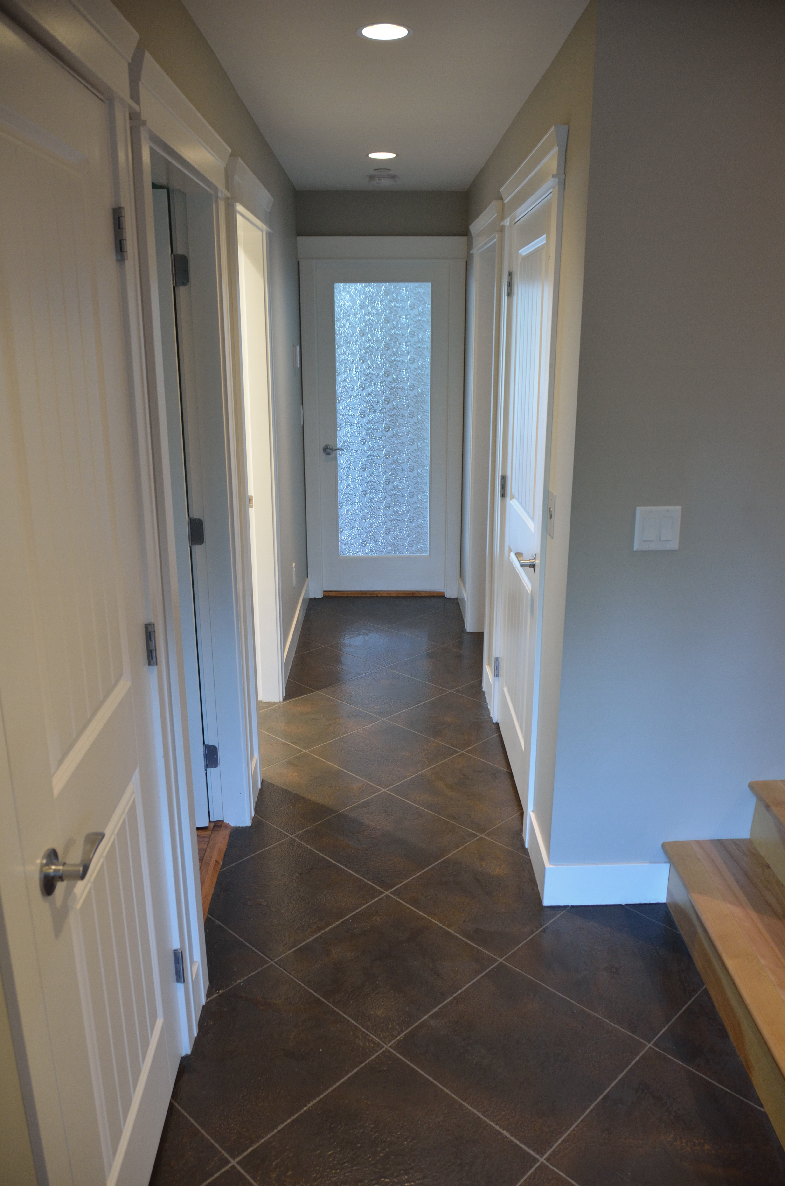 Residential hallway with StoneCraft flooring